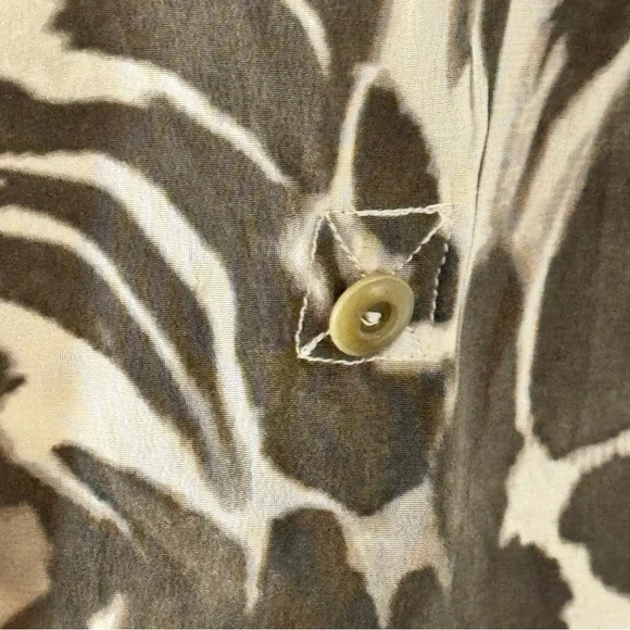Diane Von Furstenberg Prita silk shirt dress leopard animal print. 100% Silk - Picture 9 of 15